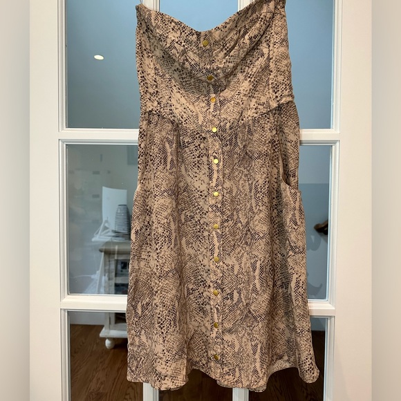 Rebecca Taylor Snake Skin print dress - size 0 - Picture 3 of 7